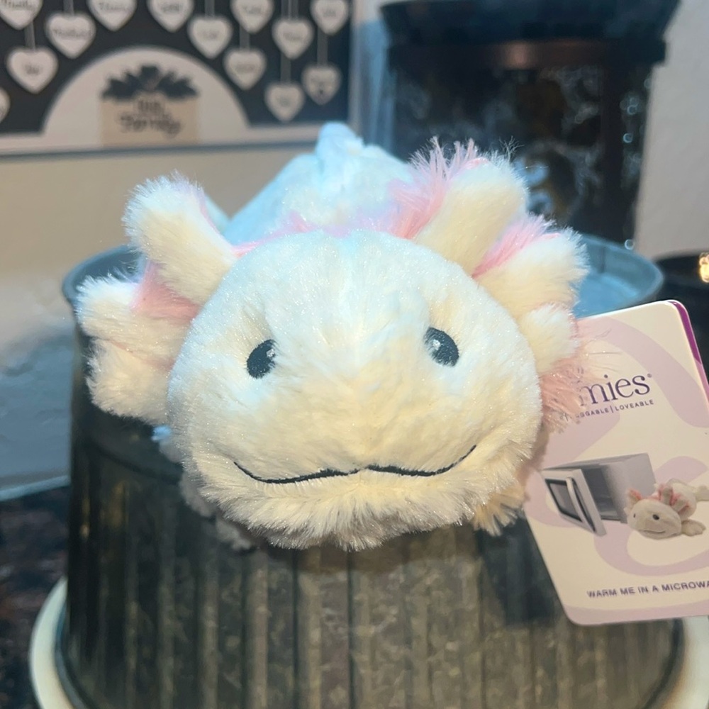 Warmies Junior Axolotl - Picture 4 of 5